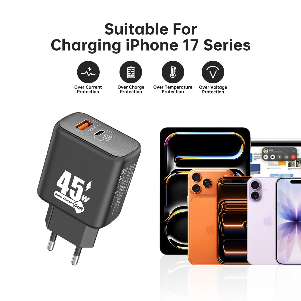 C45 45W Fast Charging Phone Charger