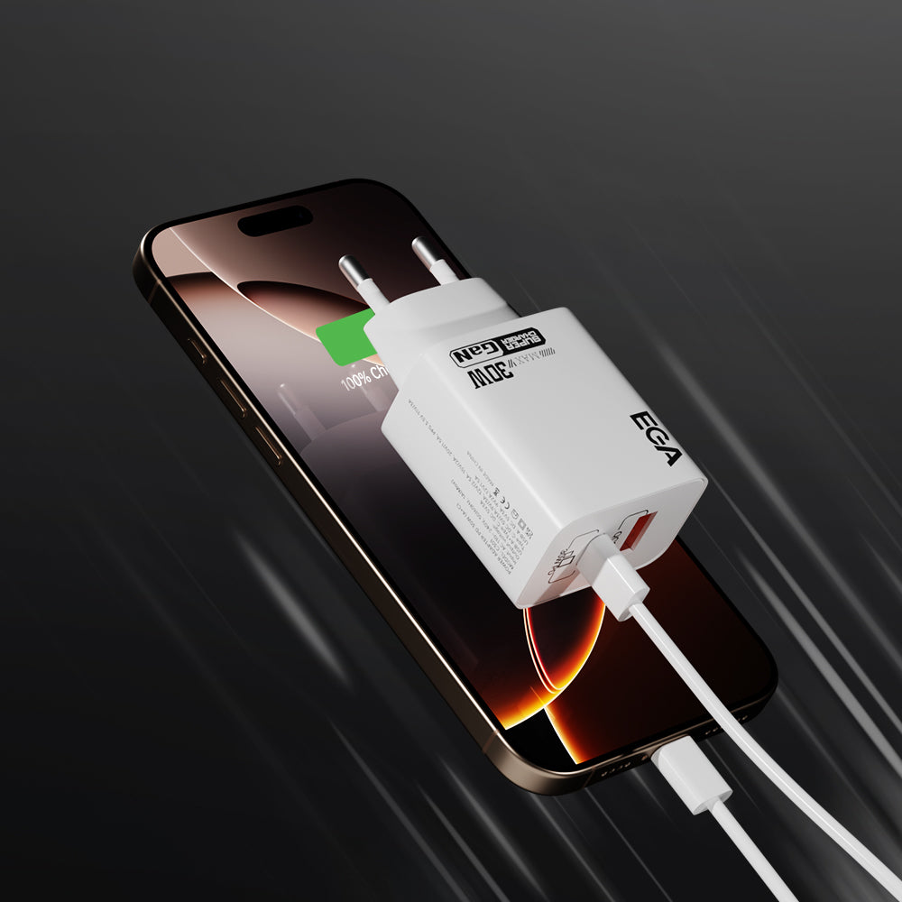 C30 30W Fast Charging Phone Charger